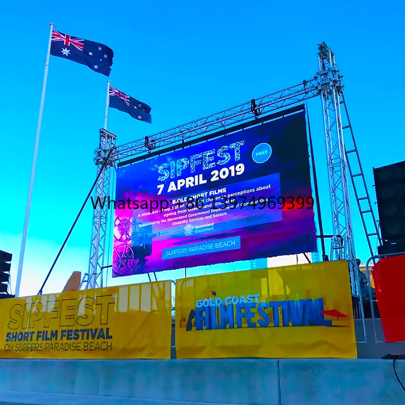 High Brightness Stage Background P2.9 P3.91 P4.81Movable Video Wall Rental Outdoor LED Screen 2024new Products