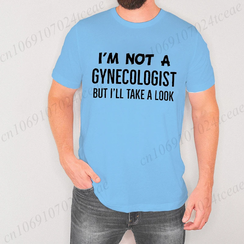 أنا لست أمراض النساء ولكن سأخذ نظرة تي شيرت ملابس عتيقة عادي رجالي مضحك تي شيرت ملابس عتيقة Harajuku الشارع الشهير #4