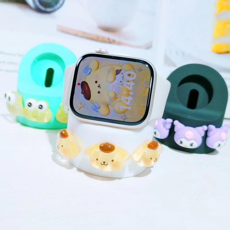 Sanrios Kuromi Cinnamoroll Pochacco Charge Stand Holder Station for Iwatch Series 7 6 5 4 3 2 Se Anime Charging Dock for Iwatch