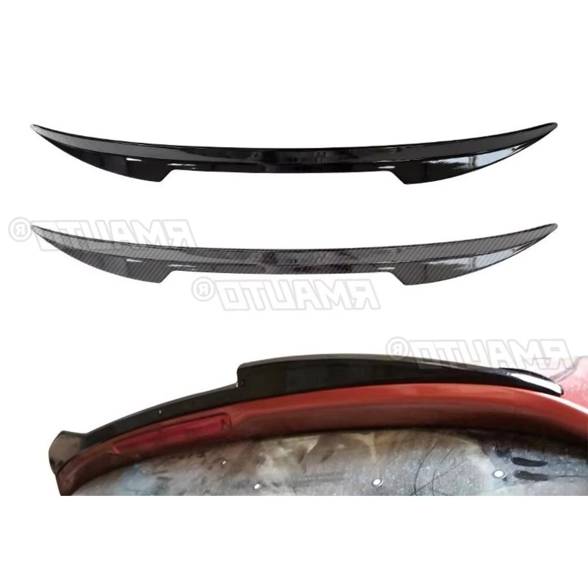 

For Ford Fiesta MK7 Standard 2009-2017 Car Rear Roof Spoiler Wing Accessories Car Rear Roof Spoiler Wing Modification