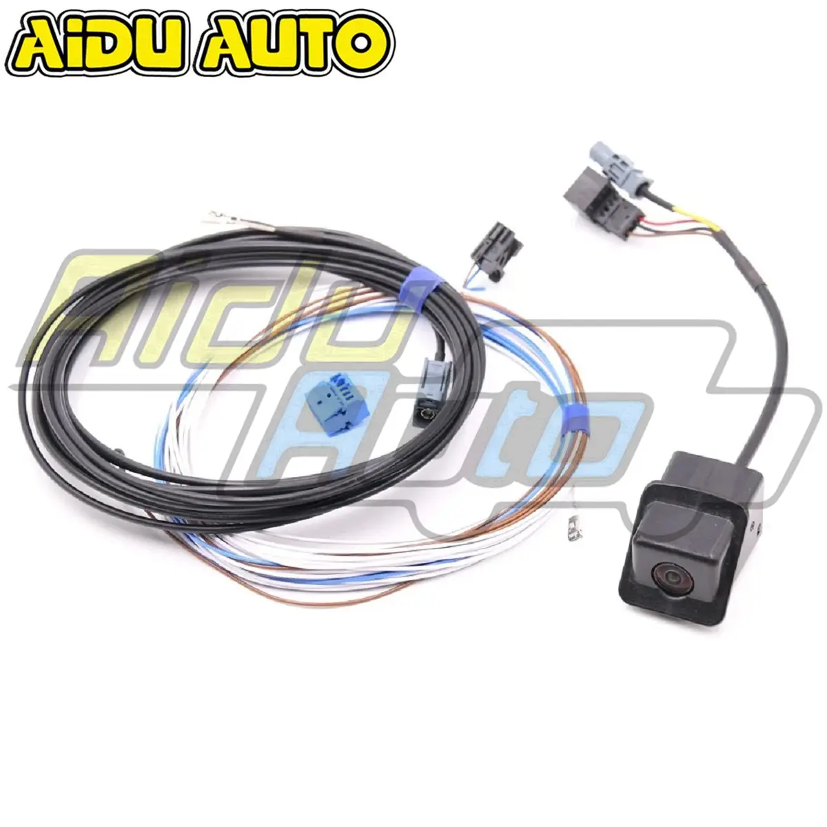 AIDUAUTO FOR MIB 2 MQB Radio Seat Leon MK3 5F SKODA VW Golf MK7  Transporter T6 T5 REAR VIEW CAMERA With Guidance Lines