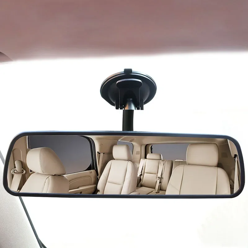 Adjustable Rear View Mirror Free Rotation Wide Angle Rearview Mirror Stable Strong Suction Cup Flexible Car Accessories Amagi