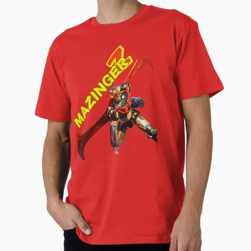 mazinger jet scraper on guard Classic Mecha Anime UFO Robot Grendizer Gift t shirt Y2K clothes All size Tops S-6XL Cartoon Tee