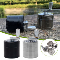 New Metal Grinding Machine Aluminum Nut And Hard Spice Grinder For Nutmeg Ginger Rock Salt And Peppercorn Hand Tools, Crushers