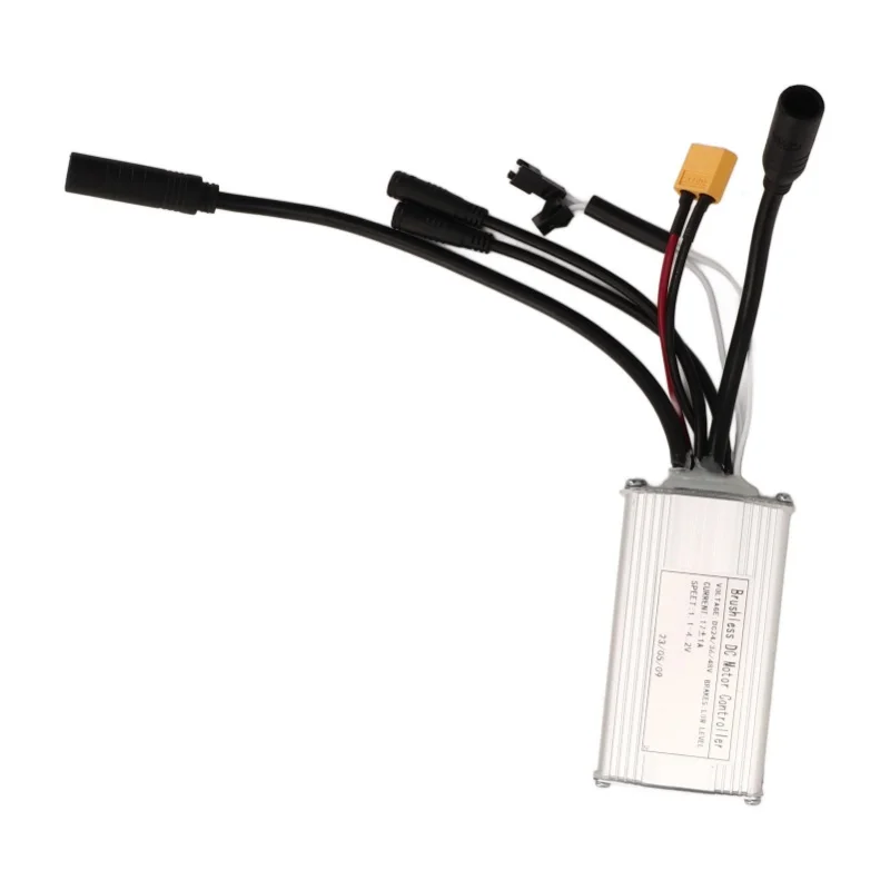 

Контроллер бесщеточного двигателя 24В 36В 48В 17А, синусоидальный, 3-режимный, с водонепроницаемым разъемом для электровелосипедов DIY