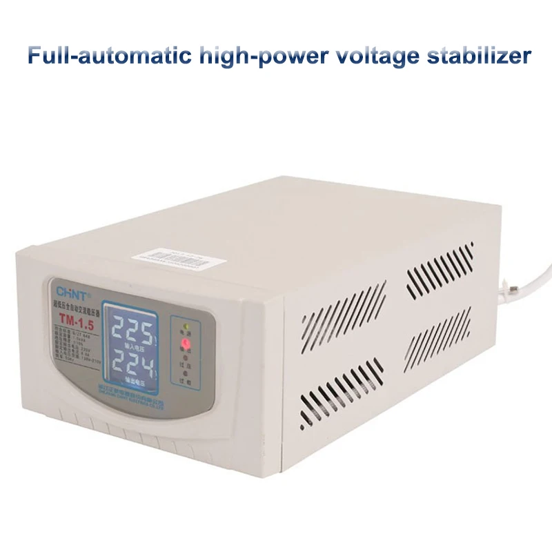 3KW Automatic  Voltage Stabilizer Input Voltage 130V-270V Household Automatic Stabilized Power Supply Tool TM-3 Stabilized Power