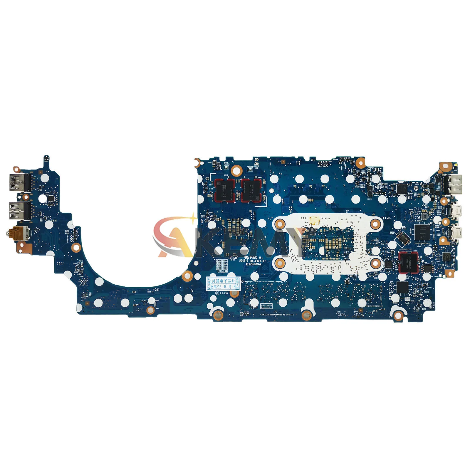 6050A3144701 Laptop Mainboard For HP Zbook Firefly 14 G7 Laptop Motherboard M07111-001 M07116-001 With i5 i7 CPU 4GB GPU 100% Fu
