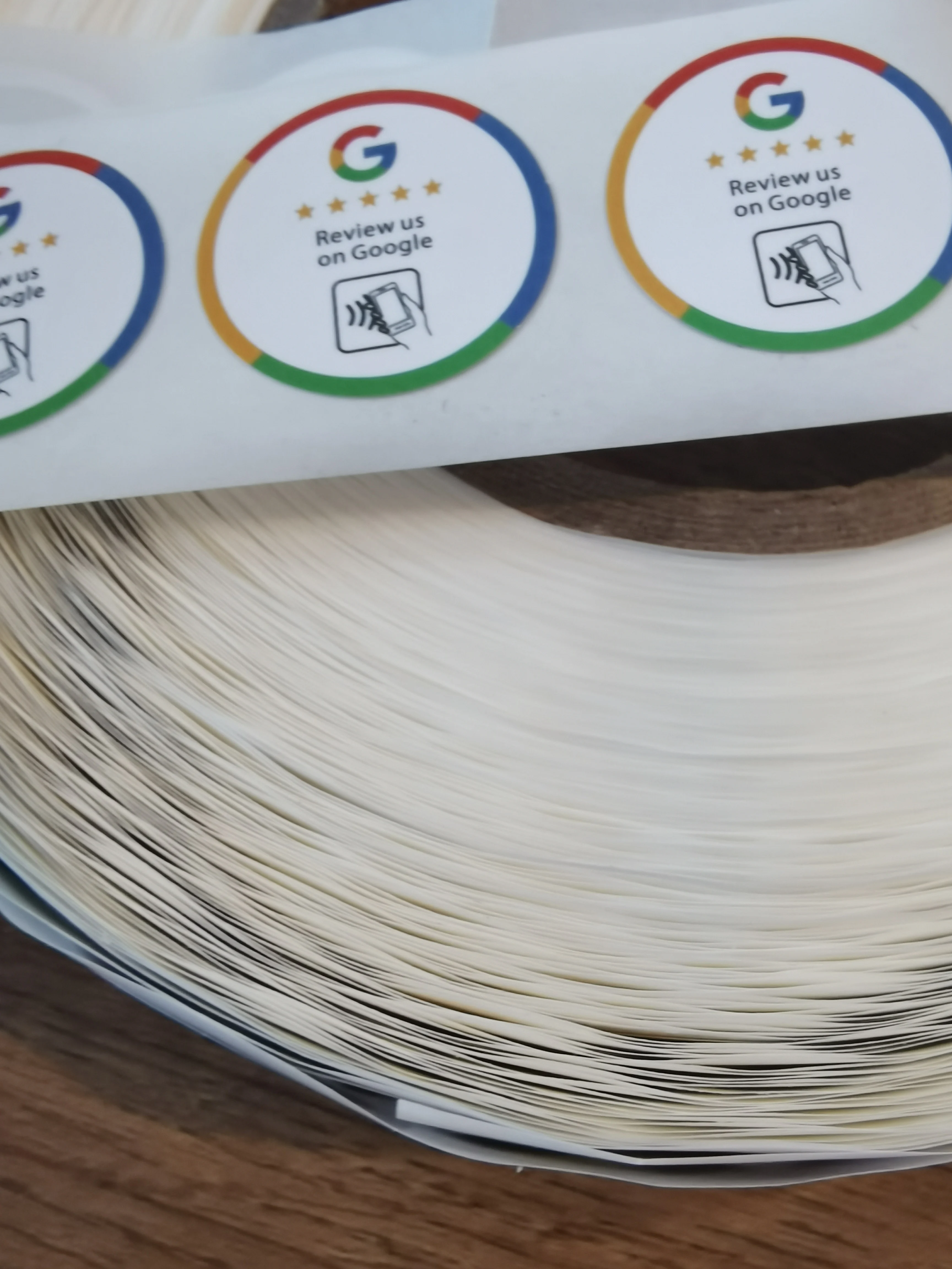10/50/100Pcs Boost Review NFC Sticker Google Google Review NFC Sticker Increase Your Reviews Google Tap To Review Cards NFC Tag