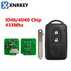 XNRKEY 3B Smart Remote Car Key ID46/4D60 Chip 433Mhz for Nissan Juke Navara Micra Xtrail Qashqai Duke P/N: 285E34X00A/285E3EB30A