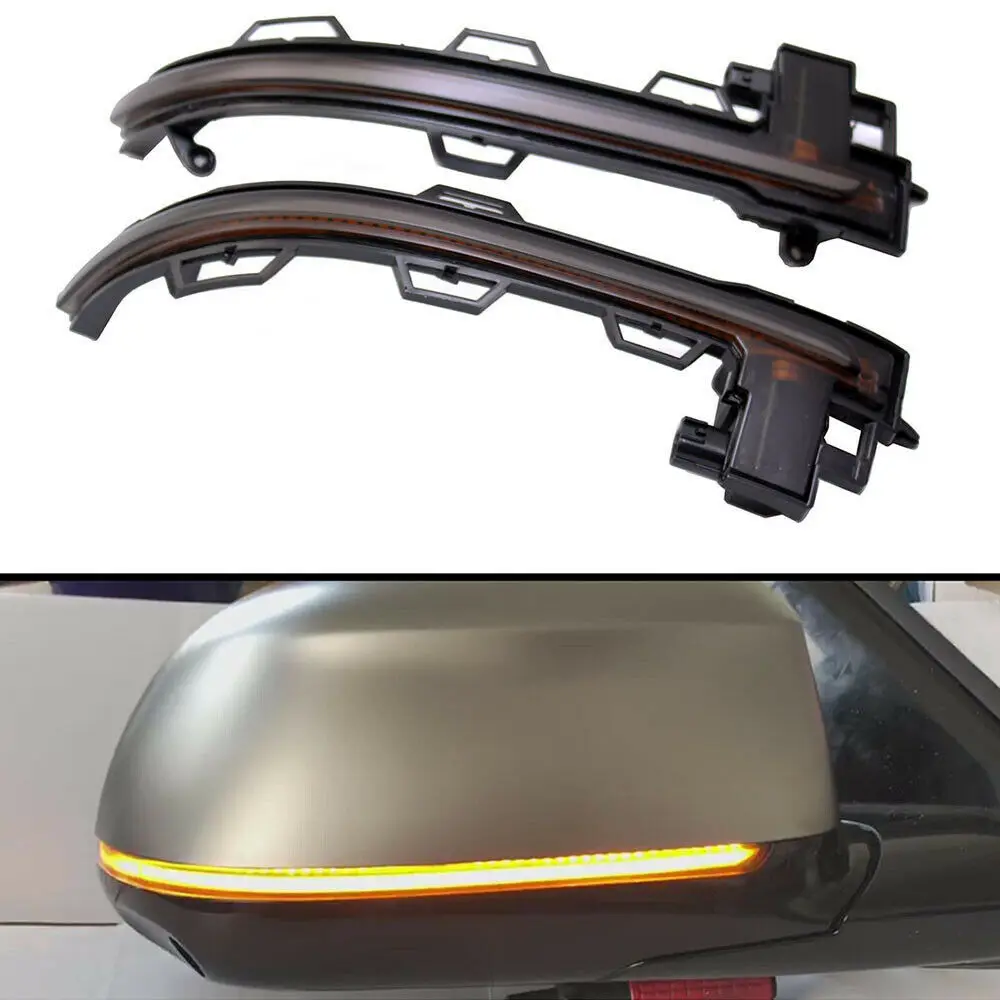 

For BMW X3 X4 X5 X7 G01 2018-2020 LED Mirror Blink Turn Light Smoked Car Door Side Rear View Indicator Reverse Signal Lamp Bulb