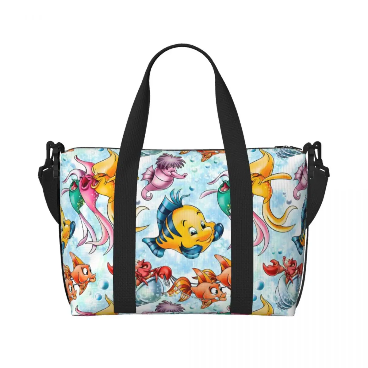 

Сумка-тоут в стиле аниме на заказ, большая вместительная сумка для женщин, мультяшная комедия, приключенческий фильм, тренажерный зал, пляжные дорожные сумки