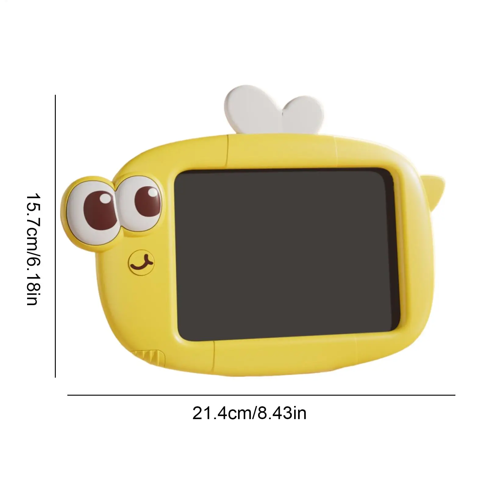 LCD-Schreibtablett für Kinder, buntes Doodle-Brett, löschbarer, wiederverwendbarer Zeichenblock für Reisen, Lernen, Praxis, Lernspielzeug