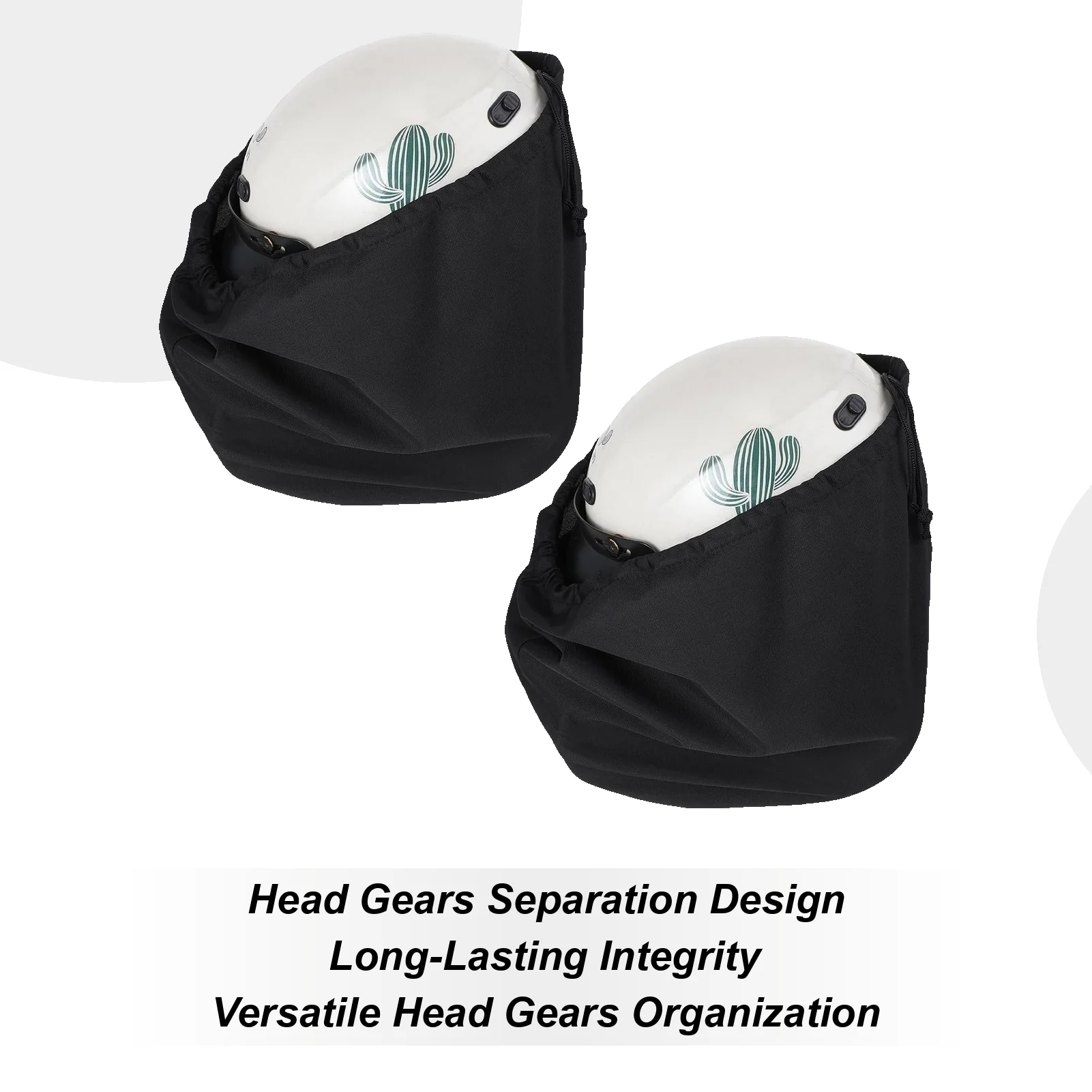 

Сумка для хранения шлема, сумка для шлема на шнурке для мотоцикла, 2 шт., органайзер большой емкости, сумка для головных уборов для подростков, взрослых мужчин