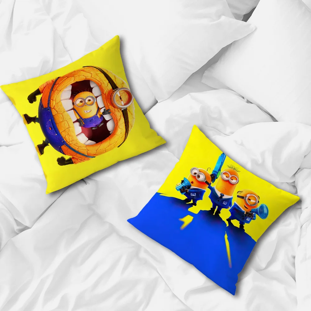 D-Despicable Me Cartoon pillow cover Sofa living Printing Decoration Room Home Office Coffee Shop Car Nordic Simplicity Cover