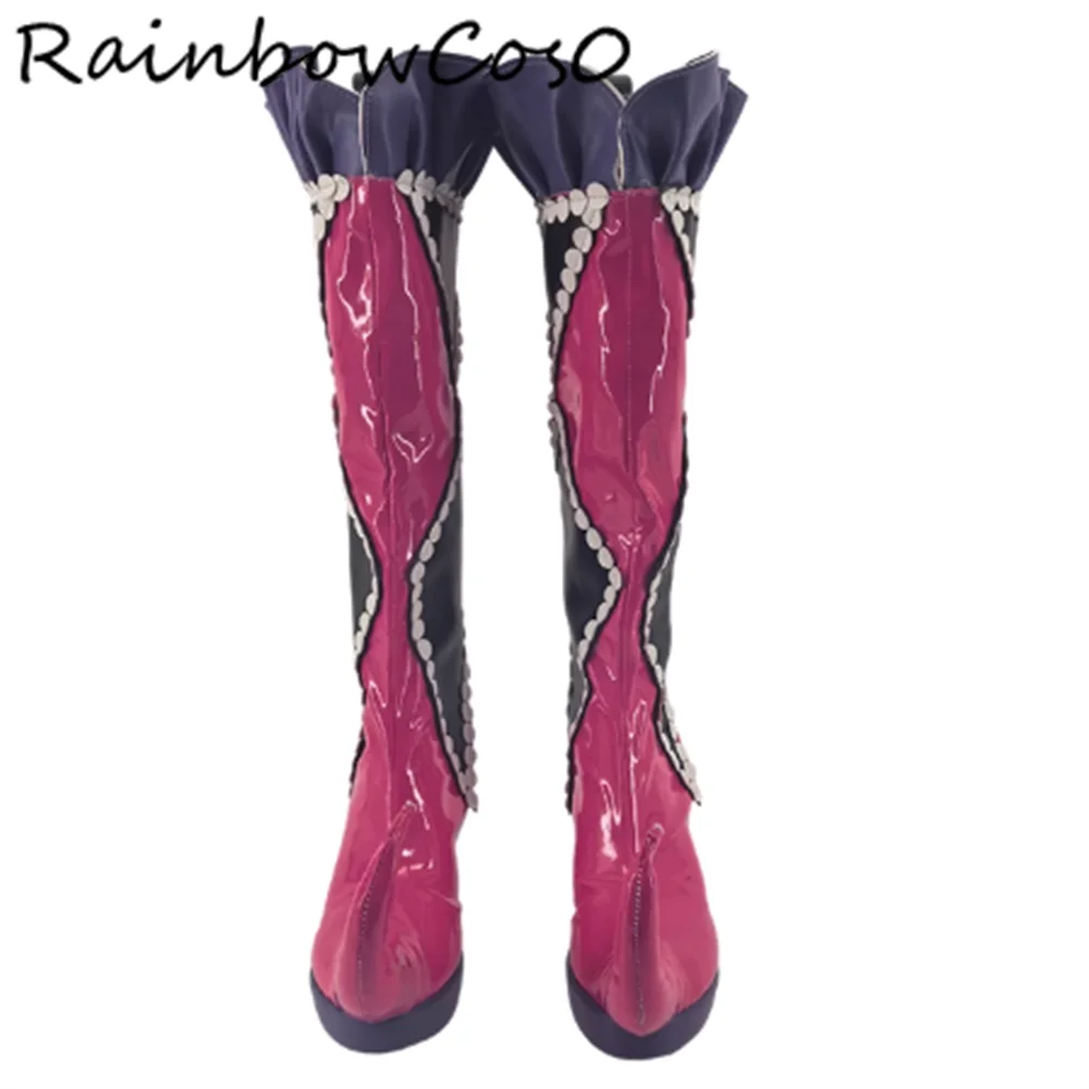 마나카 라알라 프리파라 코스프레 신발 부츠 게임 애니메이션 파티 할로윈 RainbowCos0 W5356