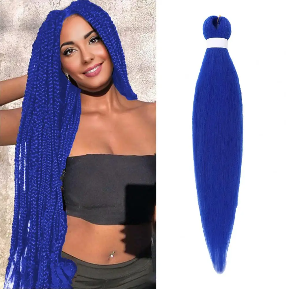 

1/2 шт. 52 см длинные прямые волосы для наращивания Хэллоуин костюм косплей сценическая вечеринка предварительно растянутые синтетические плетения для наращивания волос