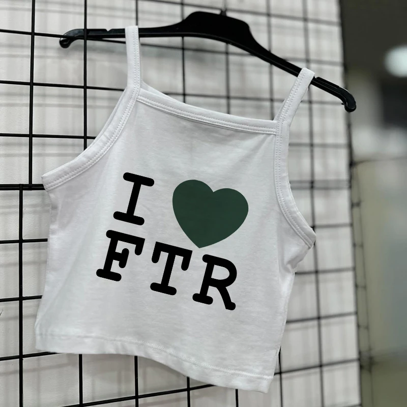 Retro Gothic Women's Skinny Vest Baby T-shirt 2000s Emo Girl Y2k Style Clothing Top Pattern Vest Junk Rock Crop Top Y2k Top