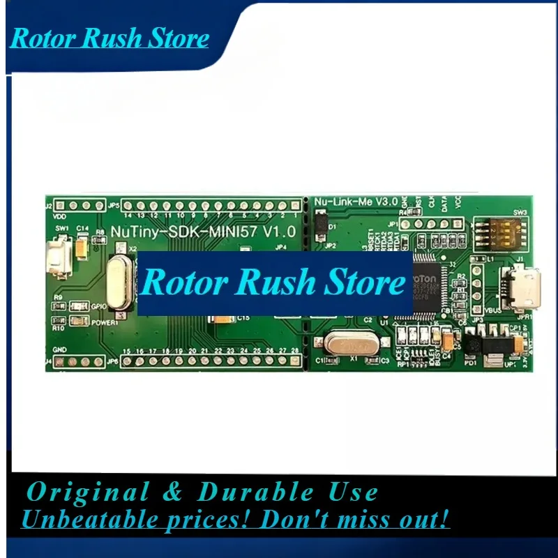 RoRuSNuTiny-SDK-N79E715 Development Board, MCU Embedded Tool For Microcontroller Programming & DIY Projects