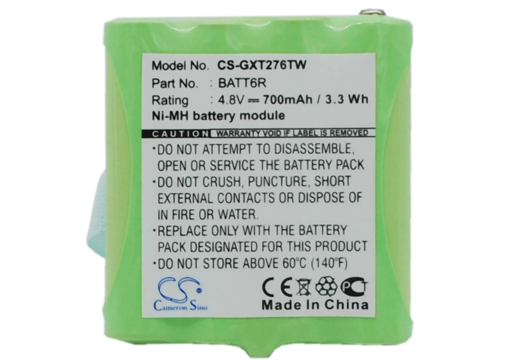 

Walkie-talkie Battery For Midland LXT314,LXT317/318/319,LXT320,LXT322/323/324,LXT330/335,LXT340/345,LXT350,LXT376, AVP6,BATT6R