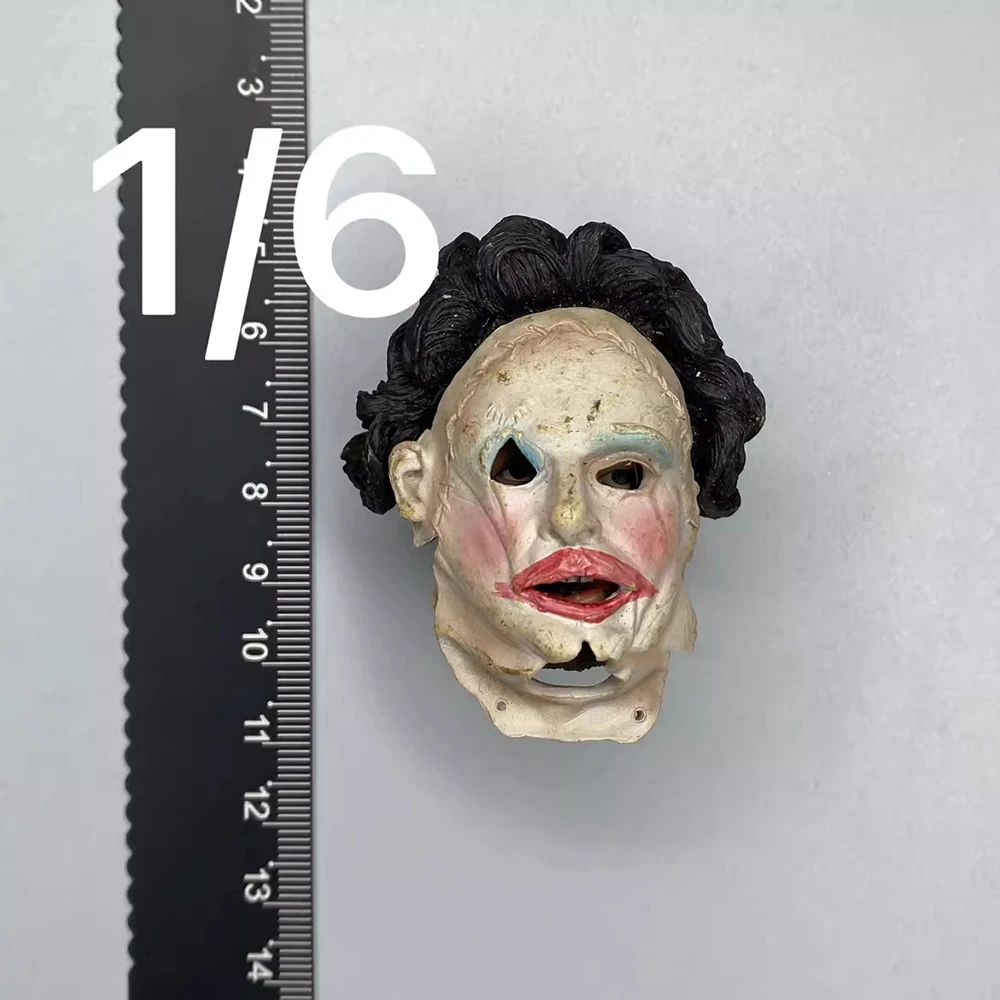 3ATOYS 1/6th Happy Halloween Festivals Mini Toys Model Chainsaw Head Sculpt Carving with Mask Not Real PVC Material For 12