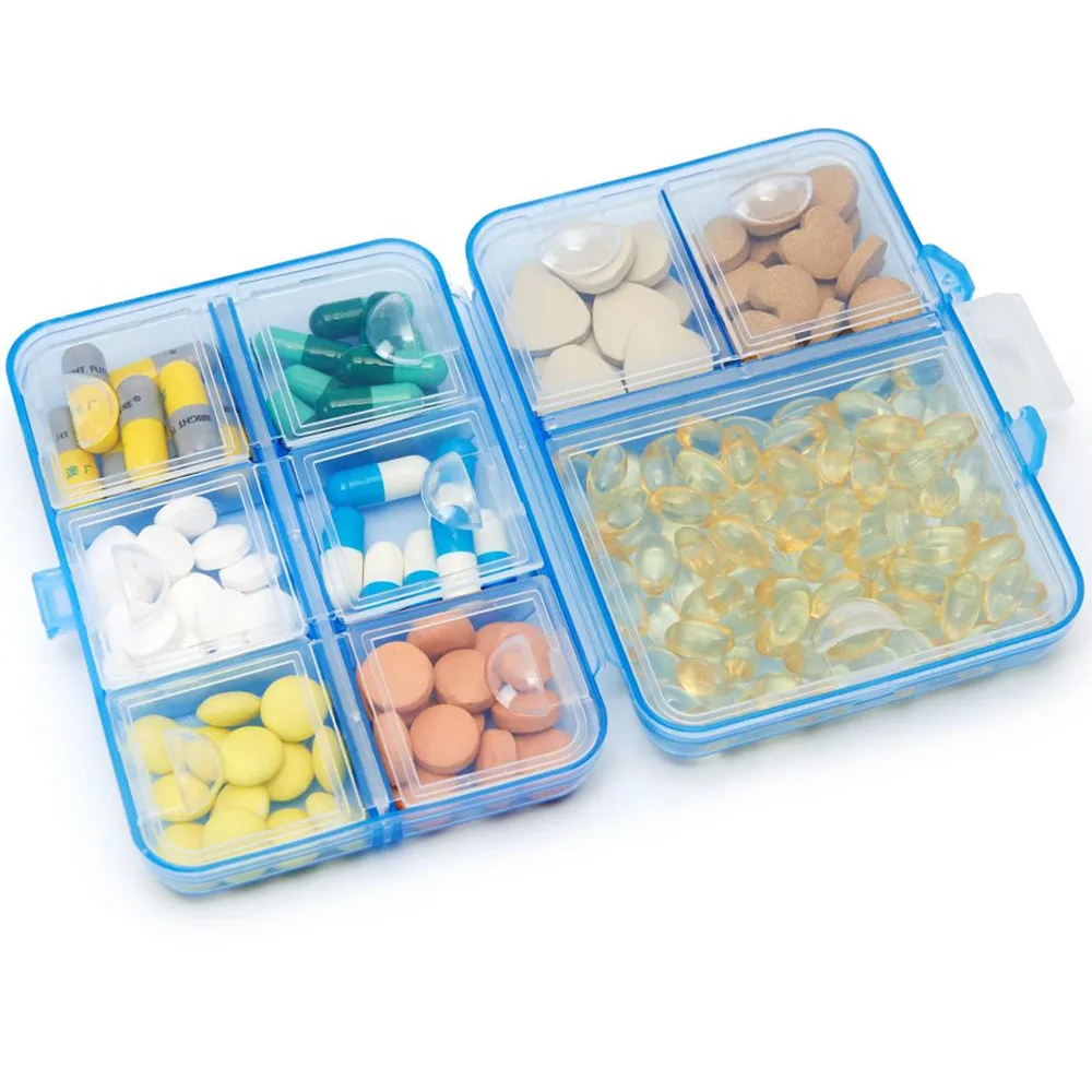 New Travel convenient medicine Pill Box pills dispenser pill Organizer Tablet Pillbox Case Container Drug Divider Drug Boxes