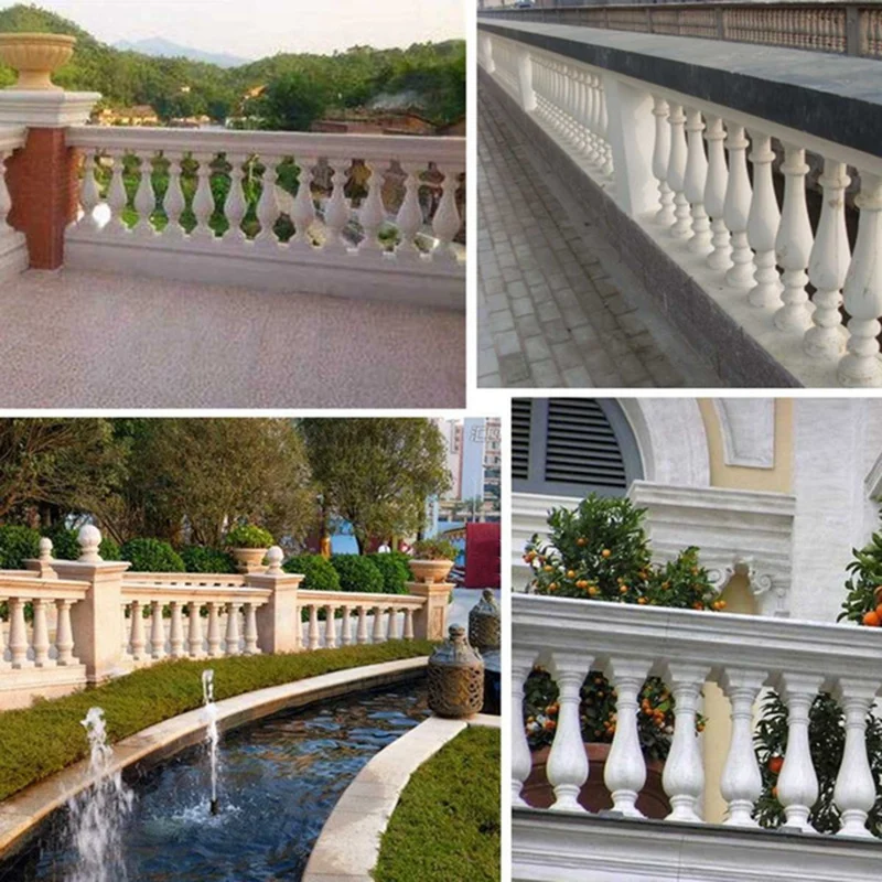 Roman Column Mold Balcony Garden Pool Fence Cement Railing Plaster Concrete Mold Column Mold Guardrail Building