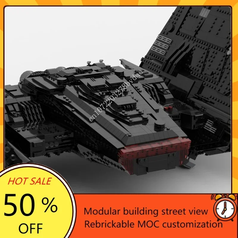 6943PCS Upsilon Starfighter Space War ทหาร MOC SpaceShip Battle รุ่นที่กําหนดเองปริศนาสถาปัตยกรรมการศึกษาของเล่นของขวัญ