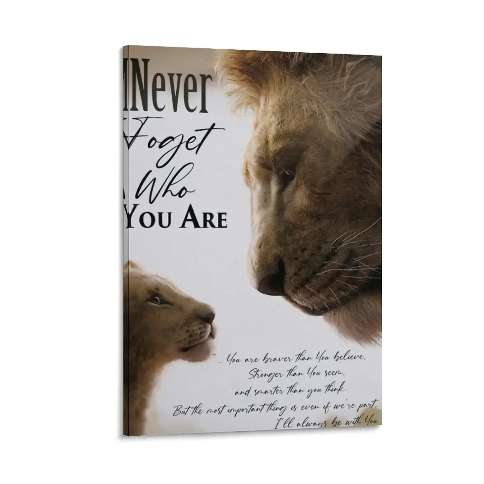 

Never Forget Who You Are Canvas Painting living room decoration bedrooms decor poster aesthetic nordic home decor