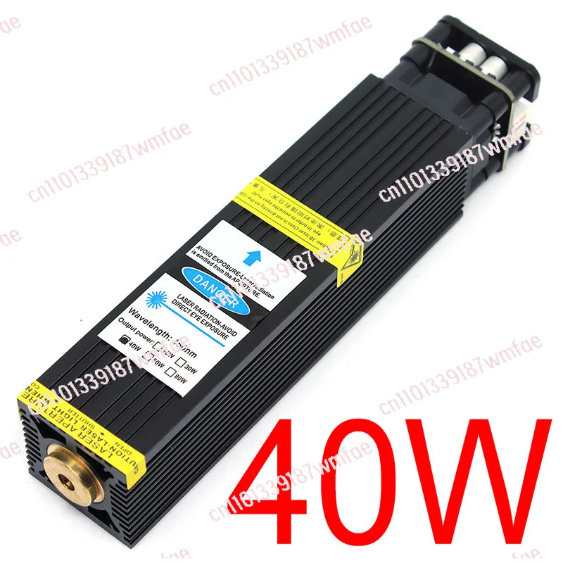 

Модуль синего лазера 40 Вт для резки и гравировки по дереву, мощная синяя лазерная головка для ЧПУ 3018, 3D-принтера