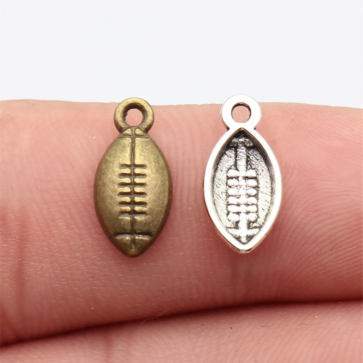 Vintage Basketball Football Badminton Sports Charms Pendant For Jewelry Making Bracelet Necklace DIY Craft Bulk