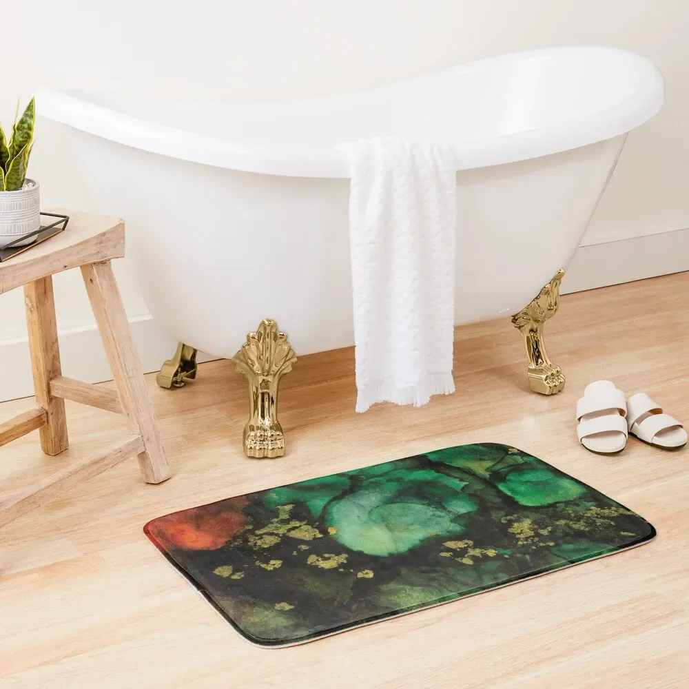 

Abstract Deep Forest Bath Mat Carpet For Bath Anti-Skid Toilet Accessories Bathroom Slip-Resistant Mat