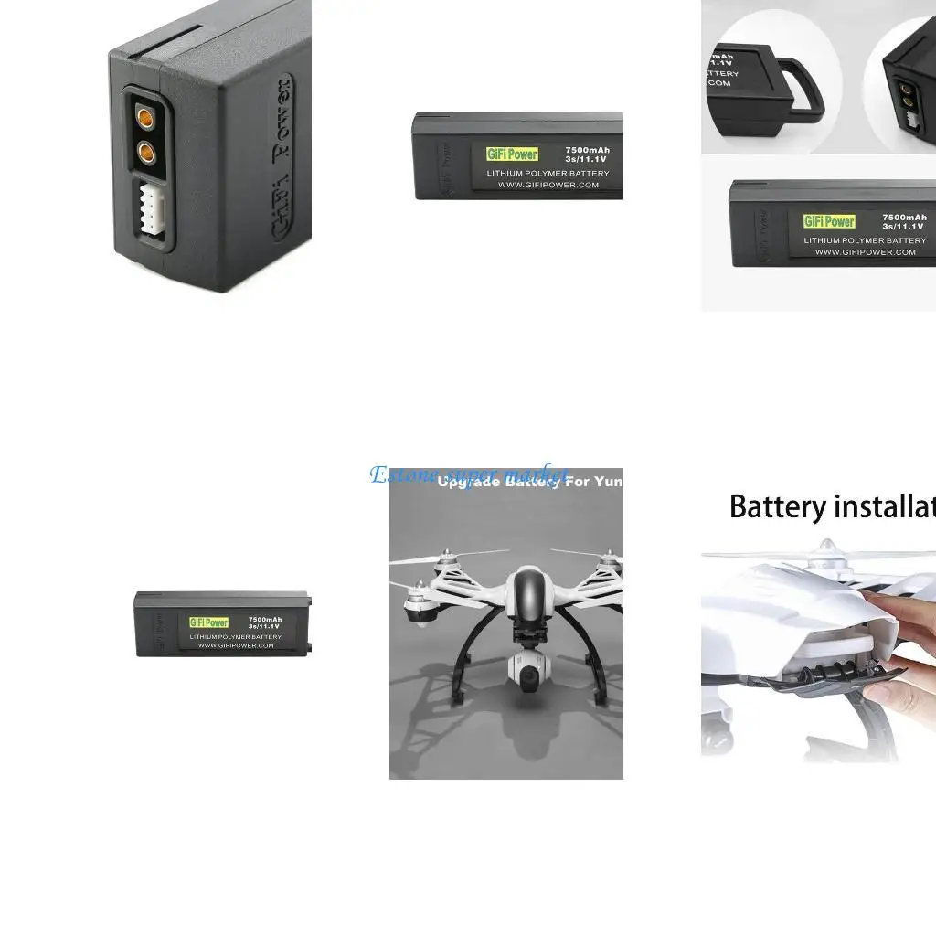 

090B Yuneec Q500 4K Радиоуправляемый Дрон Lipo Батарея Дистанционное Управление Дрон Четырехосный Самолет Игрушка Сменный 11,1 В