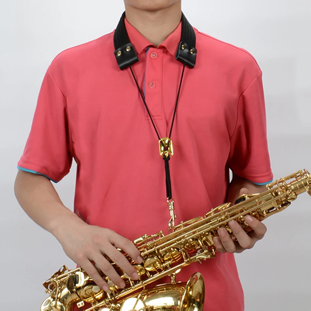 Comfortable Adjustable Saxophone Clarinet Comfortable Metal Hook Neck Strap Convenience Neck Pressure Neck Strap