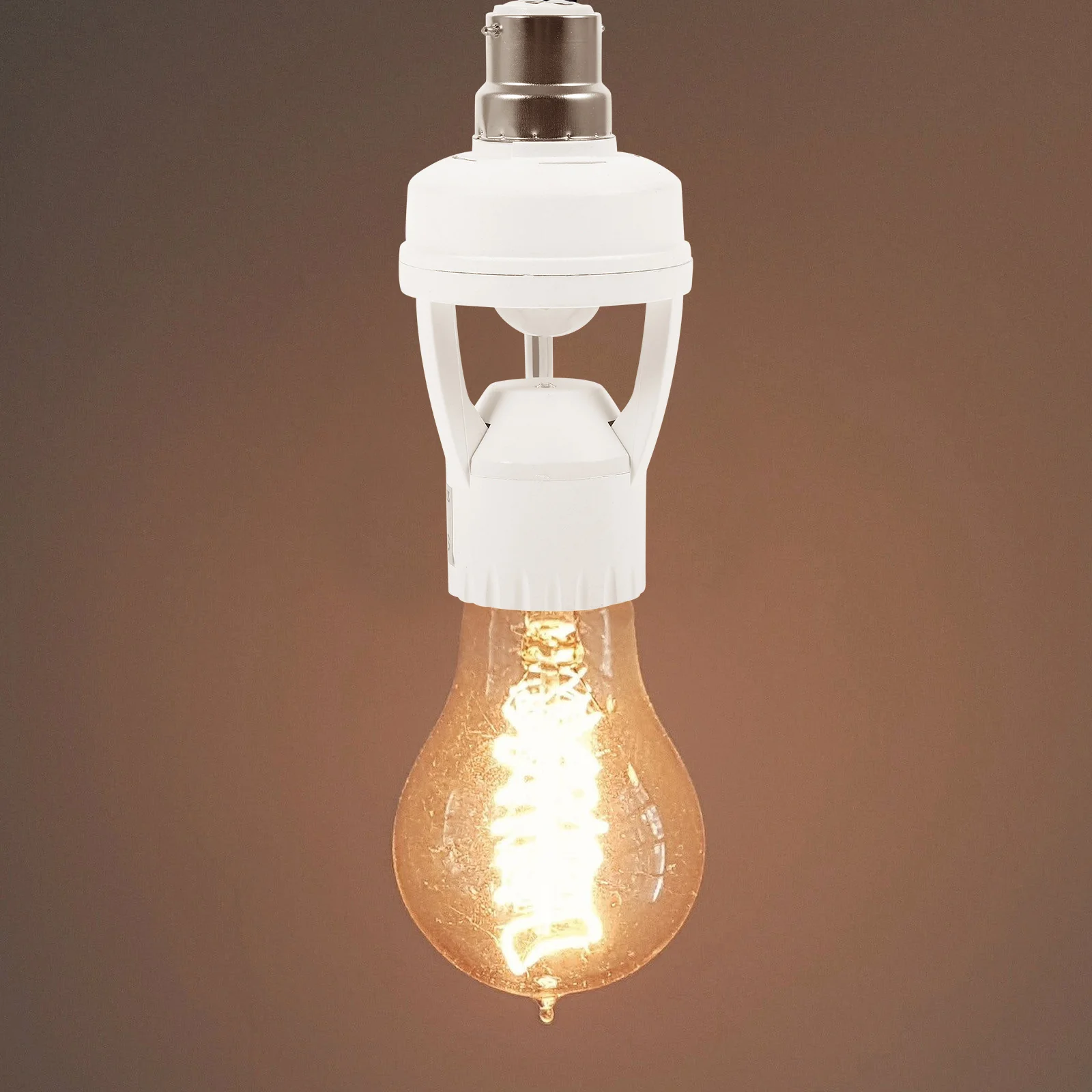 

1Pcs E27 Infrared Bulb Holder Durable Motion Sensor Lamp for Corridors Easy Install B22 to E27 Adapter Infrared Bulb Holder