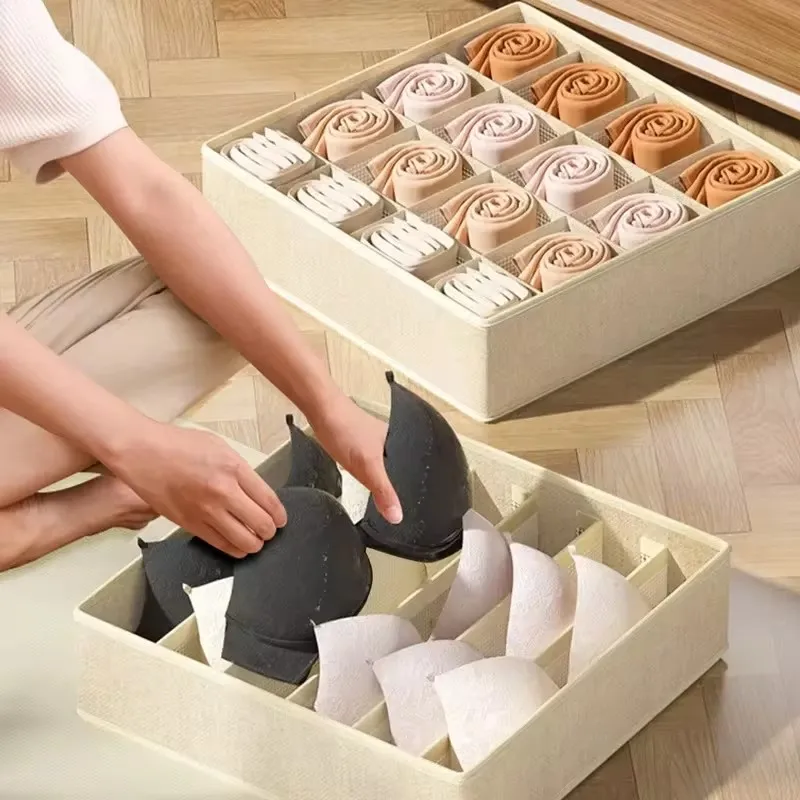 Cabinet Underwear Organizer Drawer Clothes Organizer Boxes Closet Organizer For Underwear Bra Socks Underpants Storage Organizer