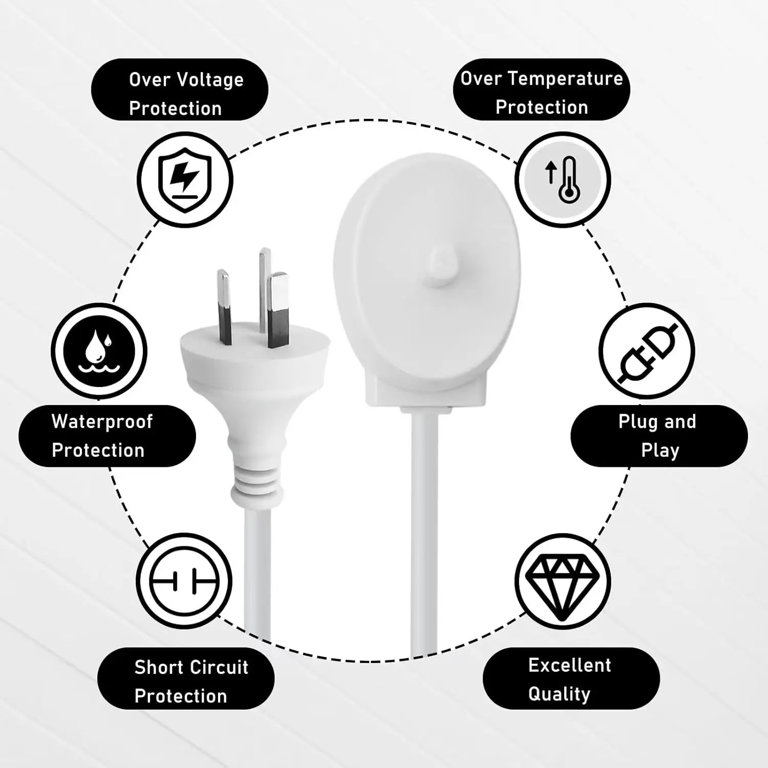 Base de Carregamento Indutiva com Plugue AU de 3 Pinos, Substituição para Escova de Dentes Elétrica Braun Oral B 3757 D36 D12 Pro 600 1000 4000 5000 7000