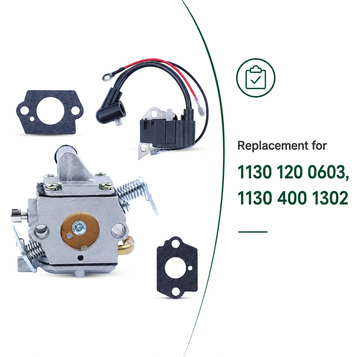 Replacement Carburetor Carb Ignition Coil Kit For Stihl MS170 MS180 017 018 Chainsaw Saw Spare Parts 1130 120 0603 1130 400 1302