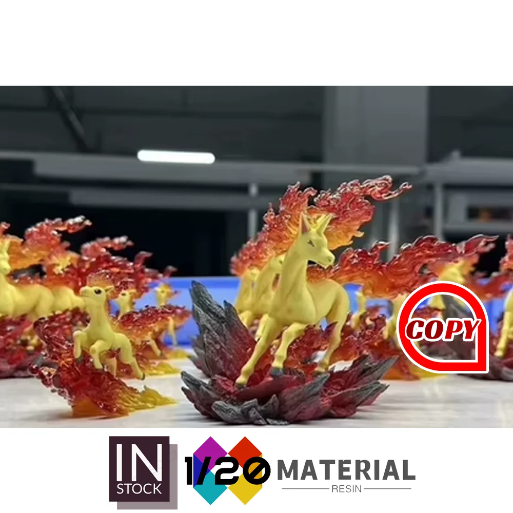 

[In Stock]1/20 Resin Scale World [Copy Pollet Town] - Ponyta & Rapidash [Split RE-MENT]
