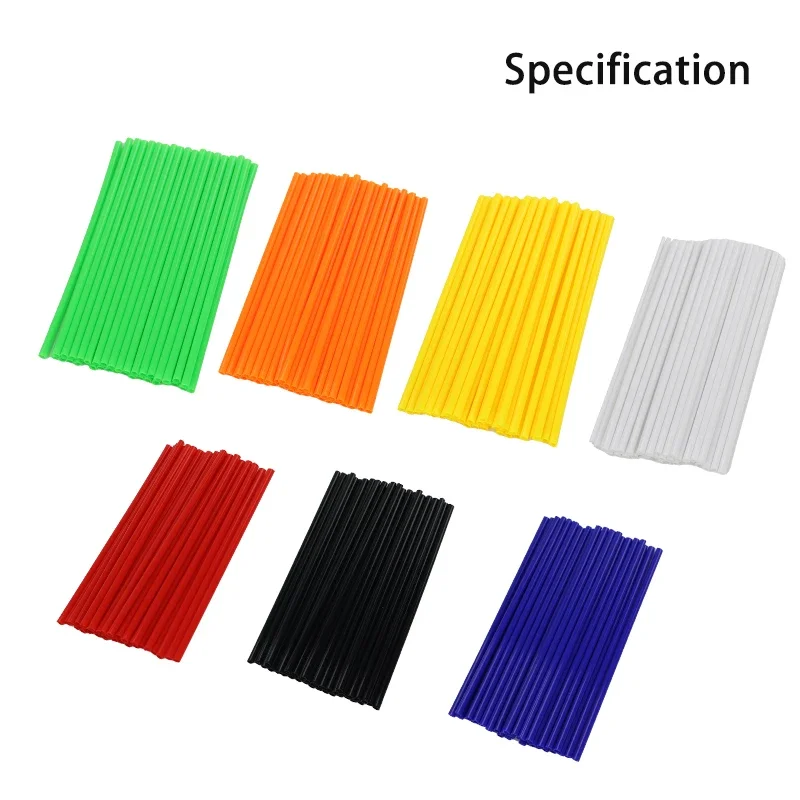 أجزاء أدوات الدراجات النارية البلاستيك تكلم حافة يغطي لعجلة الدراجة الترابية تكلم جلود حامي يلتف عدة موتوكروس الملحقات