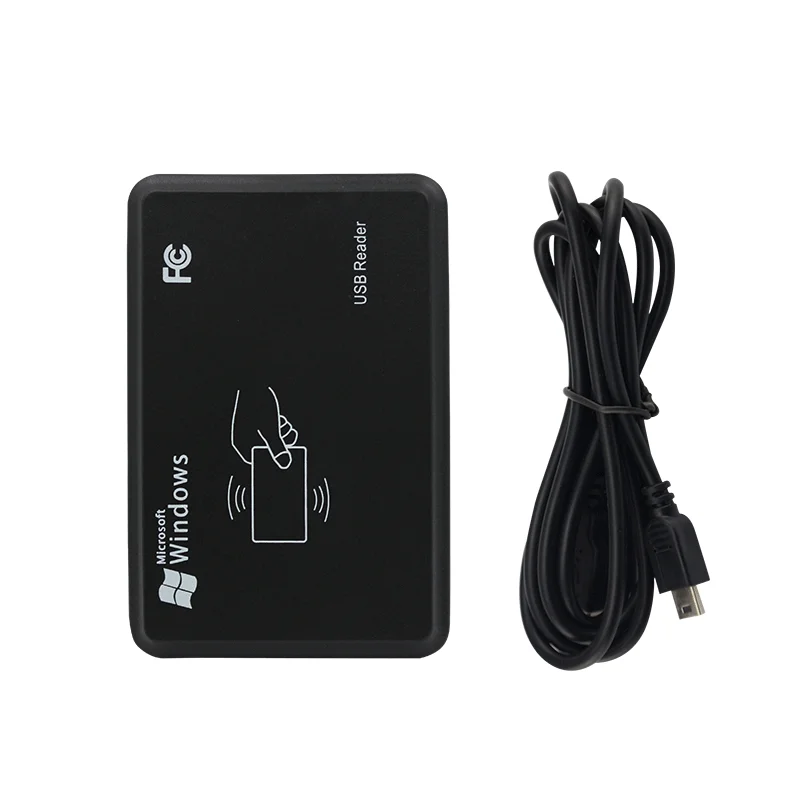 Contactless Portable 13.56Mhz IC M1 Skimmer Access Control RFID USB Interface Desktop Card Reader