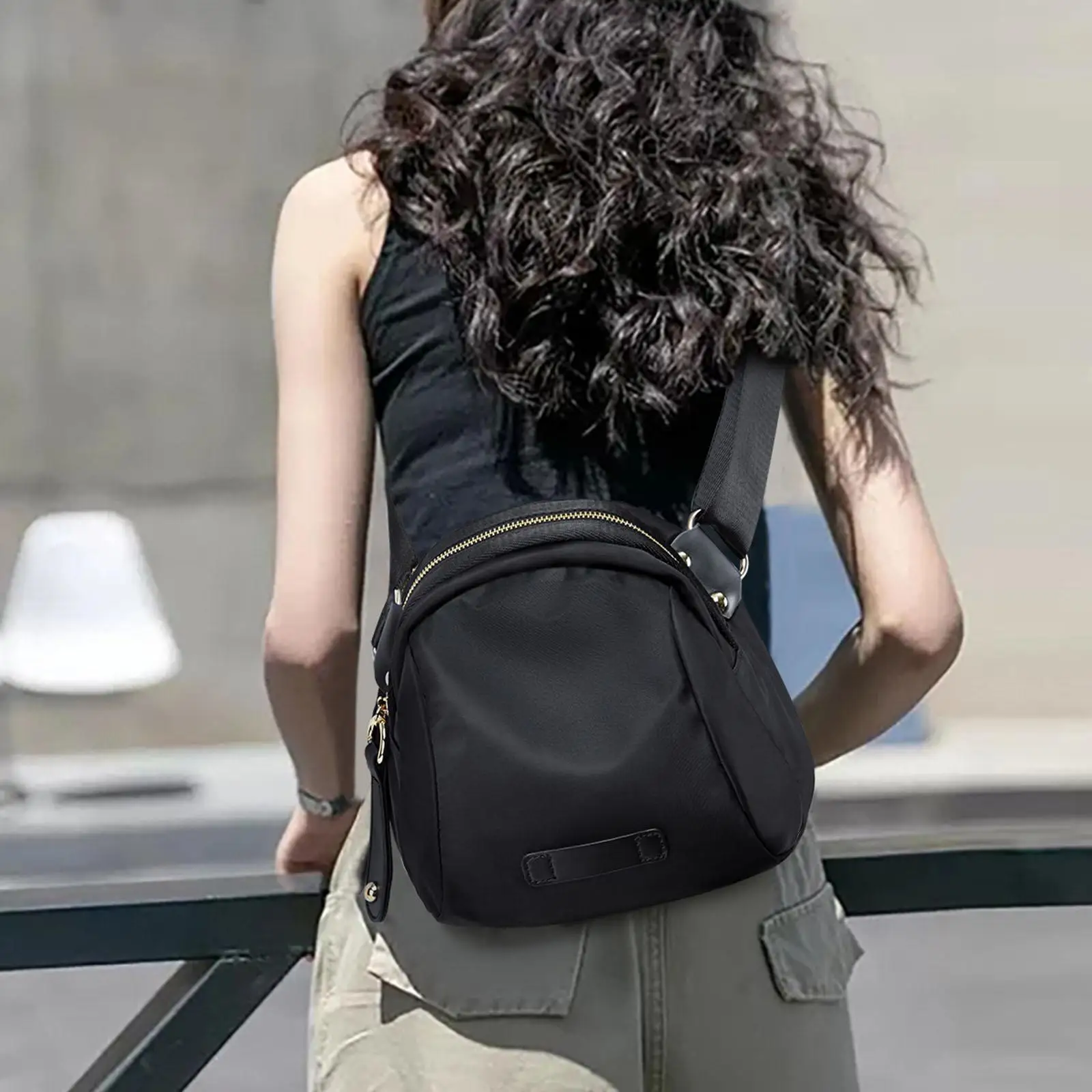 Crossbody Organizer for Adults with Zipper Closure for Beach And Work