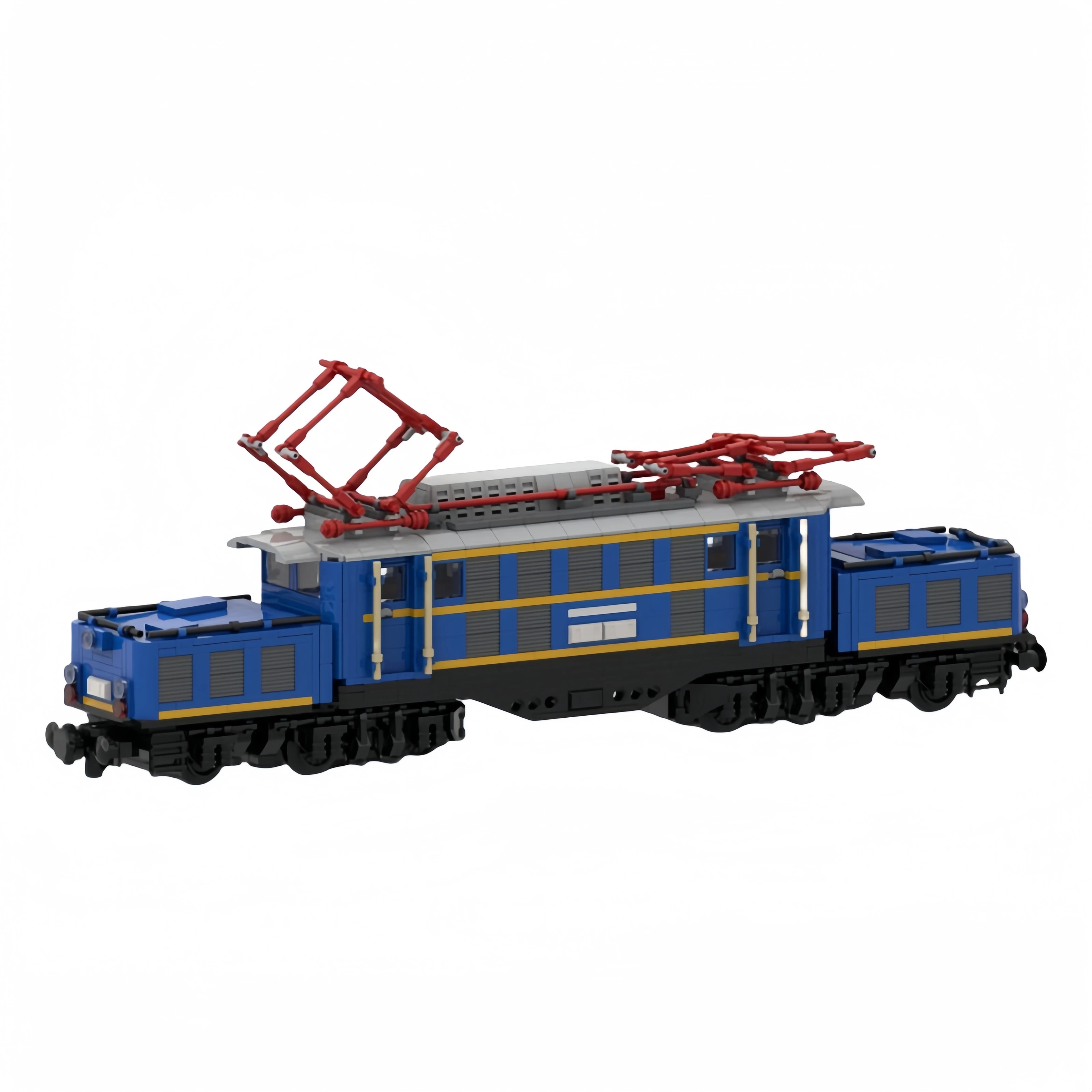 City Car Model MOC Building Bricks 1020 Steam Locomotive Train Modular Technology Gifts Holiday Assemble Children Toys Suit