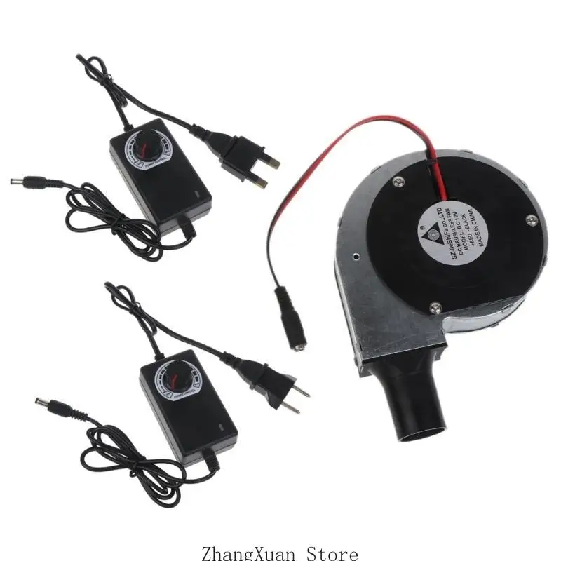 

3XUF 12 В 2A 11028 Вентилятор для приготовления пищи Портативный большой объем 5000R Стартер с портом для сбора воздуха скорости