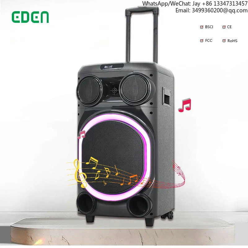 

Customize New Fashion 12 Inch Super Bass Partybox Boombox Outdoor Party Sound Audio Portable Karaoke BT Speakers