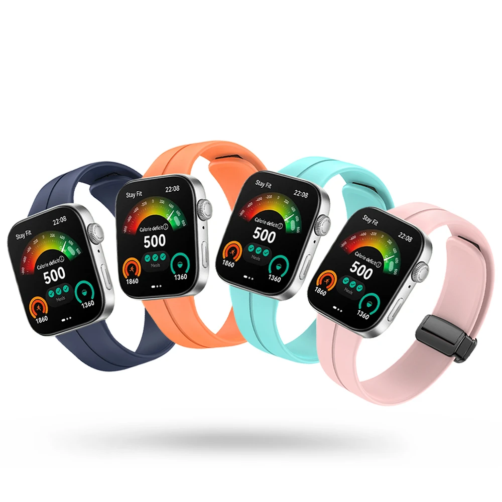 Silicone Strap for Huawei Watch, Pulseira Esportiva, Fivela Magnética, Pulseira de Substituição, Acessórios, Fit 3