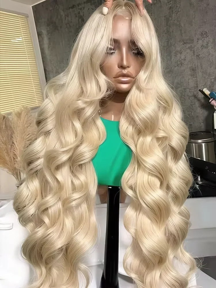 

Парик Body Wave 613 Honey Blonde с прозрачной HD-сеткой 13x4, из натуральных волос, цветной, с фронтальной сеткой 13x6, 30-40 дюймов