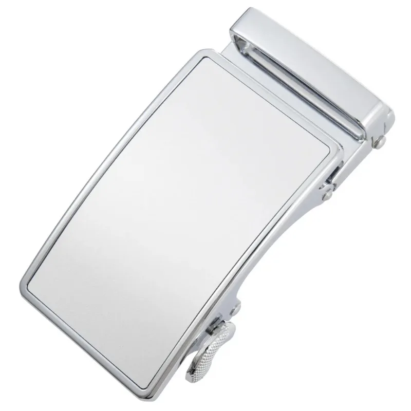 

Новая автоматическая пряжка для мужского ремня, деловая пряжка для брючного ремня, белая пряжка из цинкового сплава