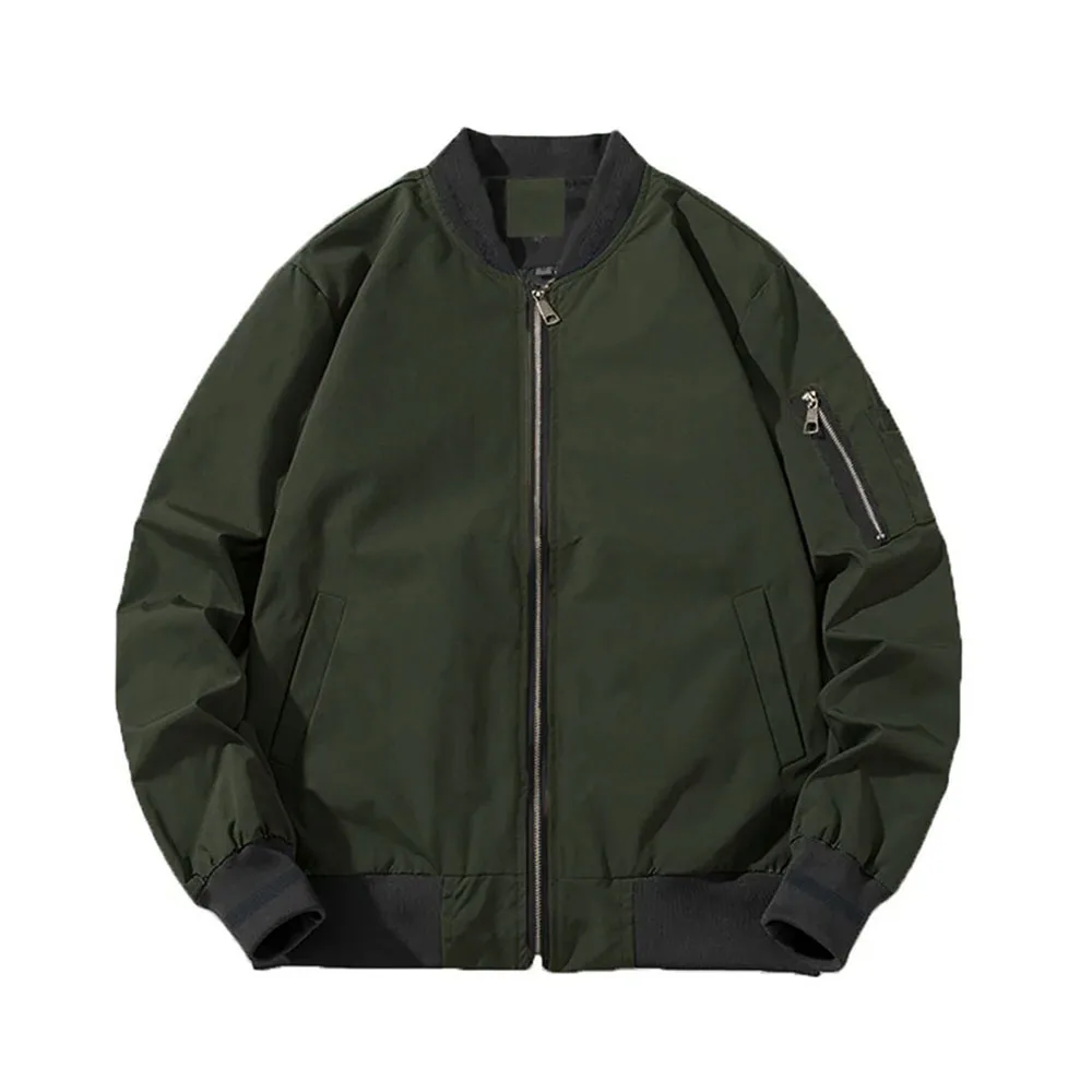 New Military Jacket Men's Slim Bomber Jacket Spring Autumn Men Outerwear Aviator Pilot Air Bomber Jackes and Coat Male