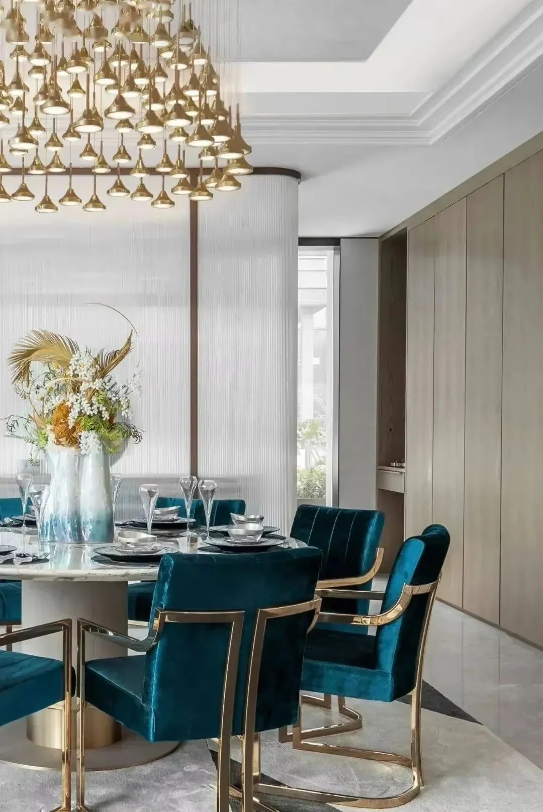 Sanhai المعاصرة موجزة نمط التصميم الداخلي القصر خطة رئيسية منزل كامل داخلي أنيق غرفة المعيشة المنزلي ثلاثية الأبعاد ماكس تقديم