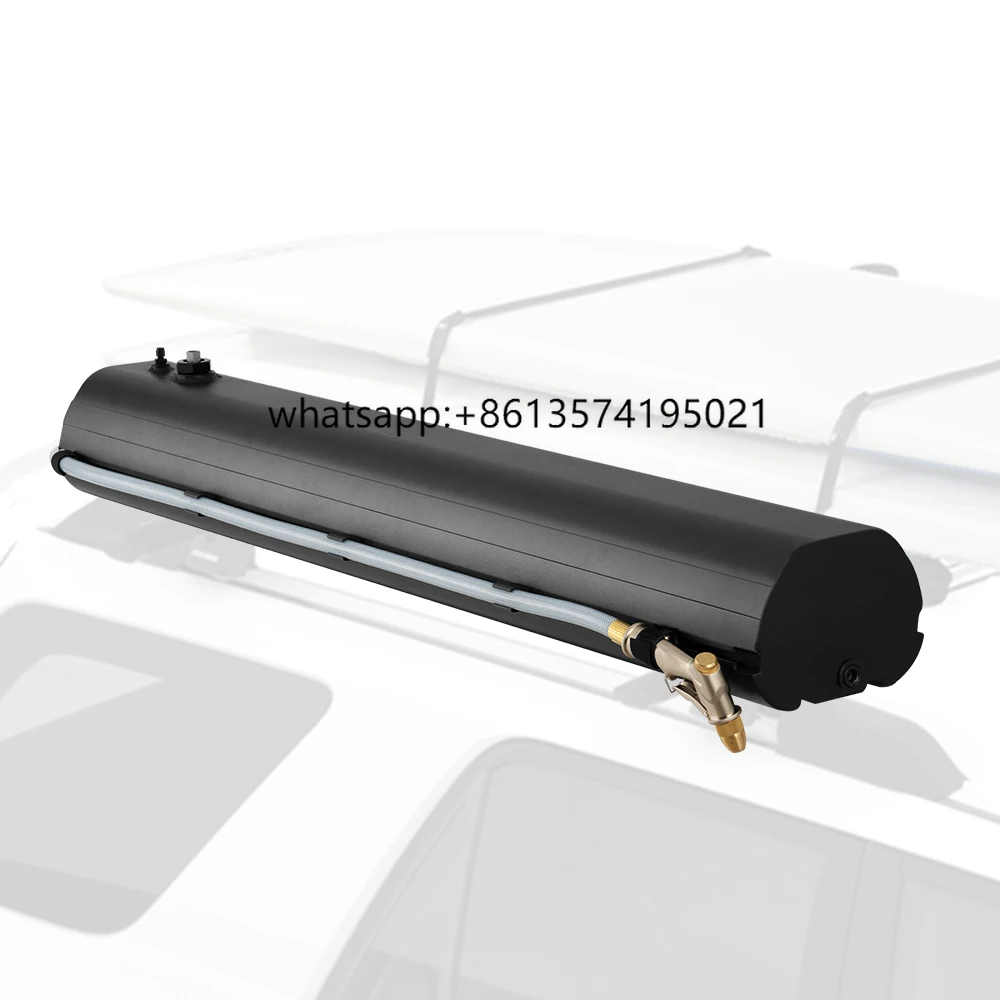 

Aluminum 30L Car Roof Water Tank Offroad Pressurized Camping Water Tank for Camping Shower Water Storage